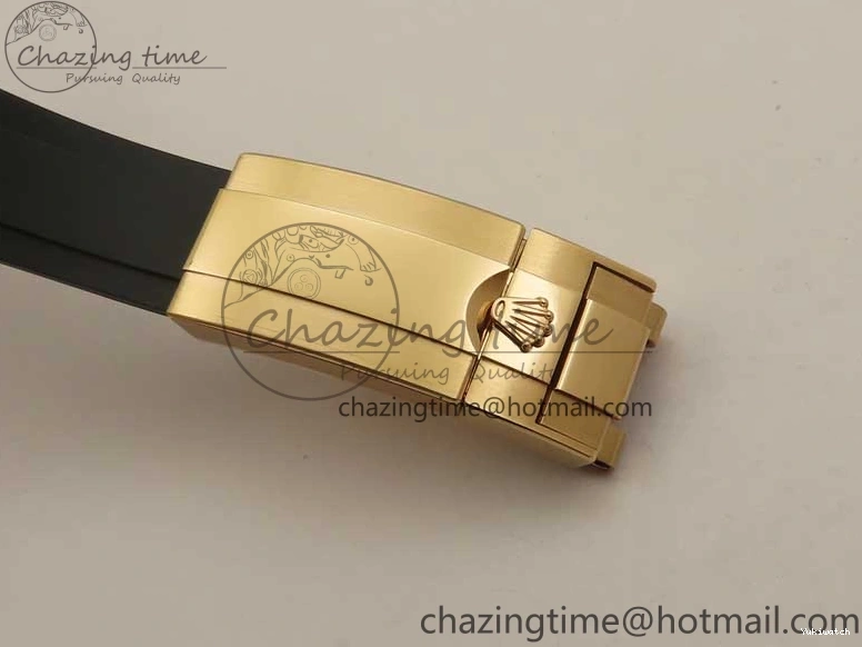 Black on 126655 Black 1:1 Bezel VS3235 Yacht-Master Edition Best Rubber Strap Ceramic RG 3EF 0415